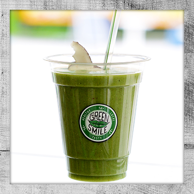 My Green Smile Foodtruck Smoothie Grün